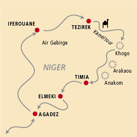 Niger, Iferouane, Agadez, W&uuml;stentour, Kameltrekking