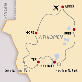  &Auml;thiopien, Omo Nationalpark, Surma, Afrika Reise, Afrika Trekking