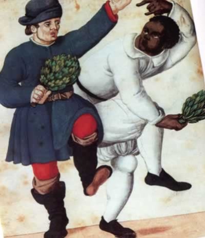 Moor and Peasant in a dance