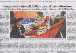 BNN Artikel ITB Aktivreisen liegen im Trend