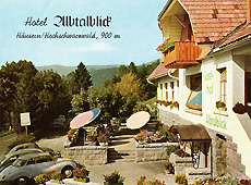 Hotel Albtalblick um 1960