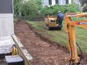 bei der Arbeit�Mergelweg�Alex Fiore�Neuendorf