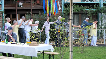 Einweihung Garten gesch&uuml;tztes Wohnen