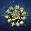 Grasrosette m. doppelt Sternchen Grasrosette m. doppelt Sternchen