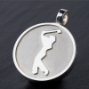 WillauTronic Pendant Golfspieler Silber