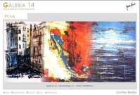 Offenes Atelier mit G&uuml;nter Weiler in Karlsruhe, vertreten durch die Galeria 14, Waldbronn