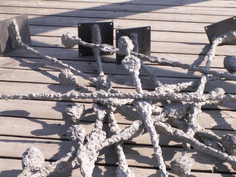 Installation Mikado von Anton Buri, Architekt HTL, Lohn-Ammannsegg, Rheinfelden