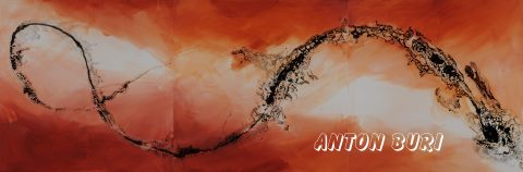 Triptychon von Anton Buri, Kunstschaffender Lohn-Ammannsegg wird in der LDX Gallery in Peking ausgestellt.