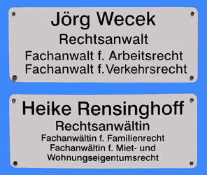 Rechtsanwalt Wecek Rensinghoff