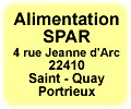 alimentation spar saint-quay portrieux