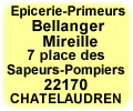 epicerie primeur bellanger ch&acirc;telaudren