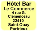 h&ocirc;tel bar le commerce saint-quay portrieux