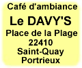 caf&eacute; d'ambiance restaurant le davy's saint-quay portrieux