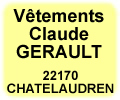 v&ecirc;tements claude gerault ch&acirc;telaudren