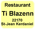 restaurant ti blazenn saint-jean kerdaniel