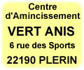 centre d'amaincissement vert anis pl�rin
