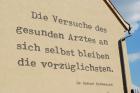 "Hom�opathen-Graffiti" in K�then
