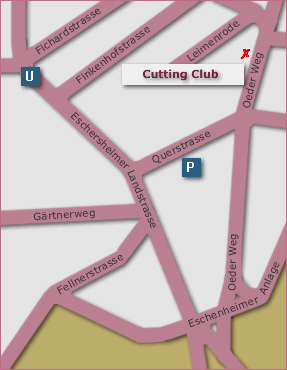 Lageplan - Ihr Weg zum Cutting Club