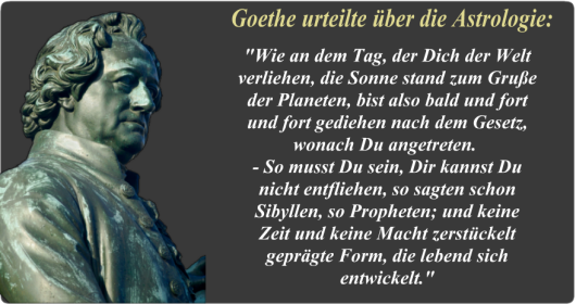 Goethe über Astrologie