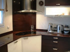 plan de cuisine en Quartz Marron