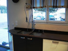 plan de cuisine en Quartz Marron 