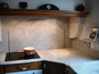 plan de cuisine Granit Kasmir White 