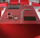 plan de cuisine en Quatz Silestone Koan