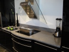 plan de cuisine en quartz Silestone chrome