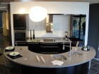 plan de cuisine en quartz Silestone chrome