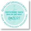 QM Zertifikat reZert DIN EN ISO 9001