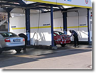Tankstelle K�lberer in 73066 Uhingen - Waschen, Autowaschen, Autopflege, SB-Wasch-Park