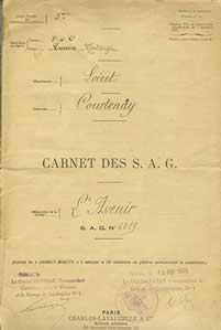 Carnet des S.A.G. de l'Avenir - cliquer ici pour t�l�charger le document complet