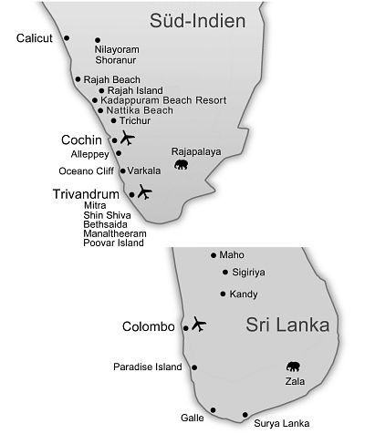 Ayurveda Reisen Südindien