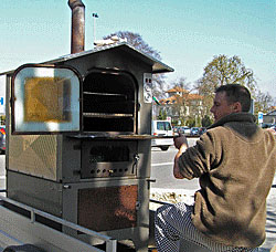Wochenmarkt Holzofen