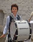 Monique an der Bass Drumm