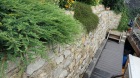 Stützmauer aus Kalksandstein 1 Ebene Stützmauer aus Kalksandstein 1 Ebene