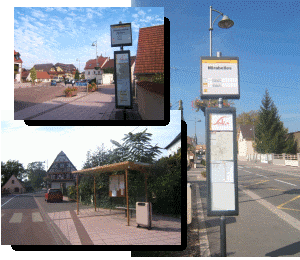 Arr&ecirc;ts de bus de Baldersheim