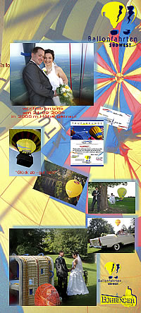 Werbeplakat Ballonhochzeit Werbeplakat Ballonhochzeit
