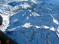Alpen&uuml;berquerung im Hei&szlig;luftballon am 19. Februar 2011