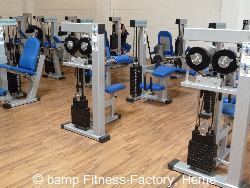 Moderne Geräte für das Krafttraining von Gervasport. In der Fitness-Factory bamp, Herne