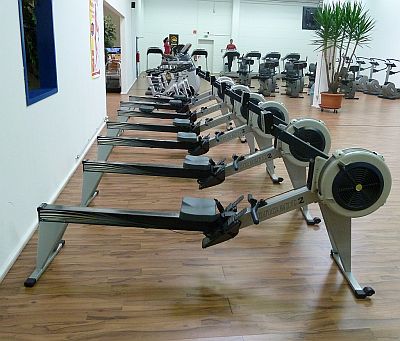 indoor rowing als Ganzk&ouml;rpertraining bei bamp Fitness-Factory