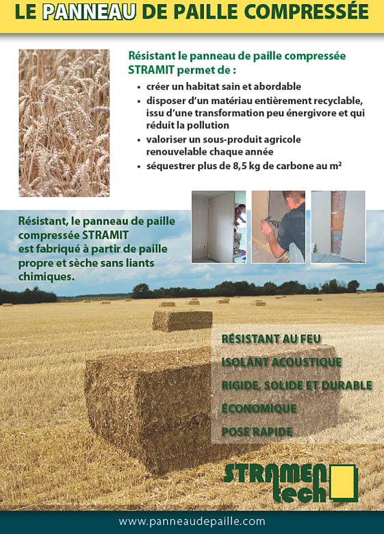 paille compresse