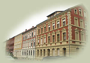 Fassadenfront in Stendal
