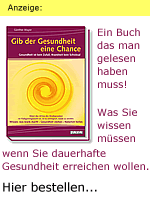 Buchbestellung "Gib der Gesundheit eine Chance"