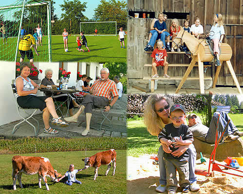 Urlaub auf dem Bauernhof in Ferienwohnungen im Bayerischen Wald bei Familie Gr�ndinger in 94124 B�chlberg - Bauernhofurlaub, Ferienhof Bayern / Bayerischer Wald / Bayerwald