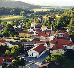 Ortskern von B&uuml;chlberg - Urlaub und Ferien Bayerischer Wald