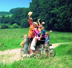 Radltour in den Fr�hling