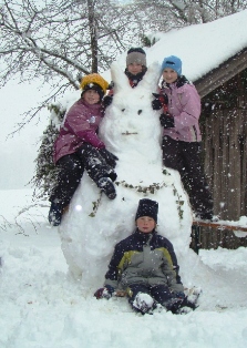 unsere Osterschneehaserl