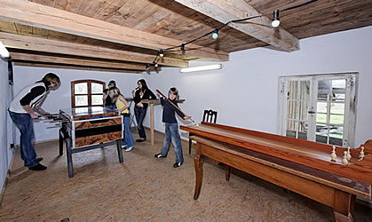 Spielzimmer neben den Ferienwohnungen