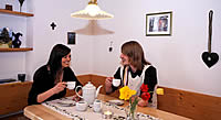 gem�tliche E�ecke in der Ferienwohnung - Urlaub in Bayern